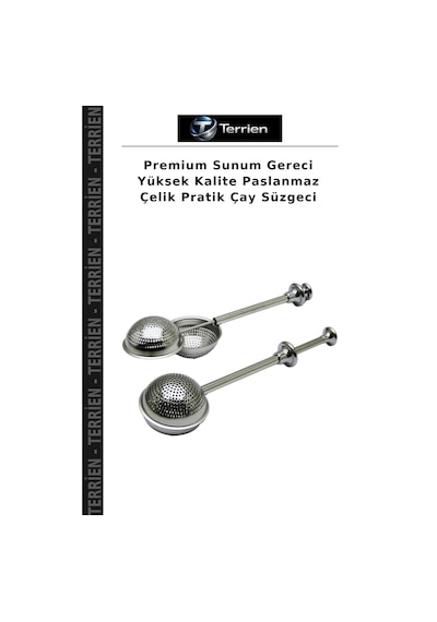 Premium Sunum Gereci Yüksek Kalite Paslanmaz Çelik Pratik Çay Süzgeci Diğer