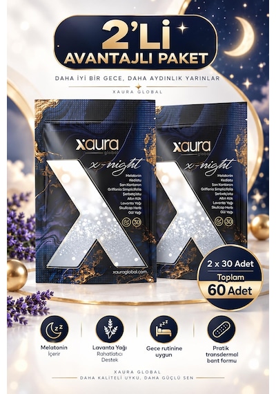 Xaura X-night 30'lu Transdermal Bant 2 Adet