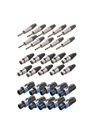 Lastvoice Connection Paket-4 Jak Xlr Speakon Konnektör Paketi
