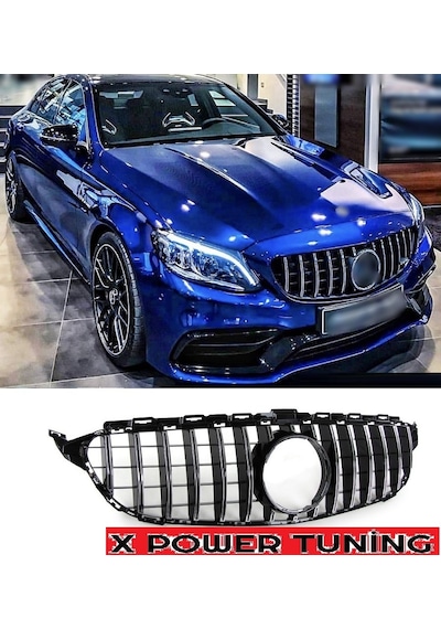 Mercedes C-Serisi W205 C180-C200 2016-Gtr Ön Panjur