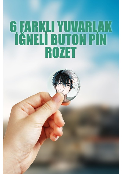 Alien Stage Ivan Çanta Süsü Rozet İğneli Buton Rozet Seti 6 Adet Altılı