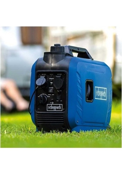 Scheppach Sg2500i 2 Kw İpli Çalıştırma Benzinli Jeneratör Düşük Yakıt Tüketimi İle