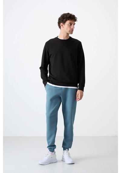 Tommy Life Standart Fit Basic O Yaka 2li Paket Siyah Erkek Sweatshirt - 88053 Siyah