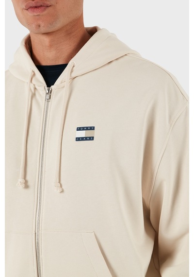 Tommy Jeans Erkek Sweat Dm0dm21626 Ach Krem Krem