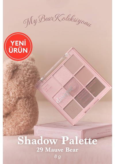 Dasique Mat Ve Işıltılı Renk Seçenekleri Sunan Far Paleti Shadow Palette 29 Mauve Bear 29 Mauve Bear