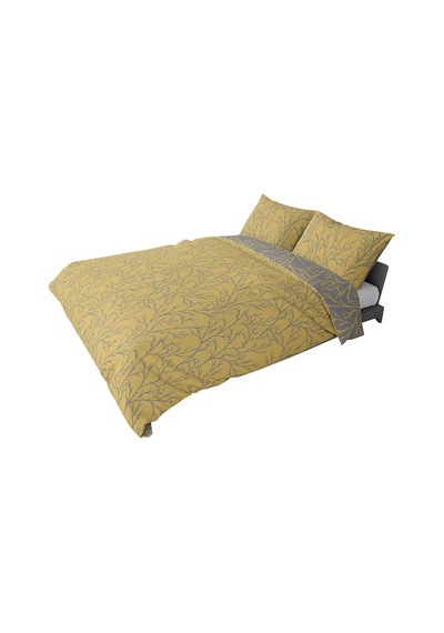 Düz Pamuk Saten Nevresim Setleri, Sarı, Queen Size Çok Renkli