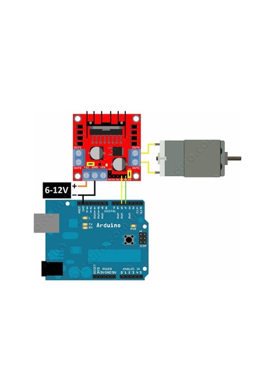 L298n Dual Motor Sürücü Modül