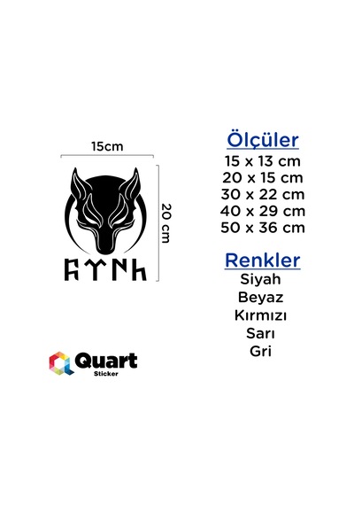 Börü Ve Göktürk Oto Sticker Araba Sticker