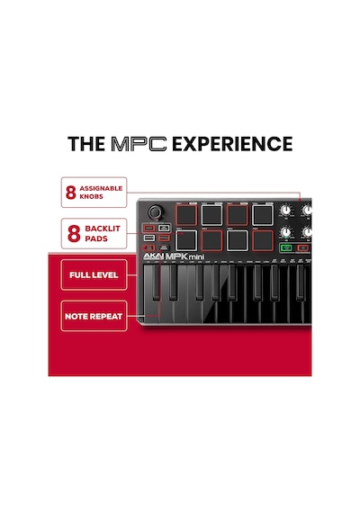 Akai Professional Mpk Mini Mkıı Le Black Black. Limited Edition