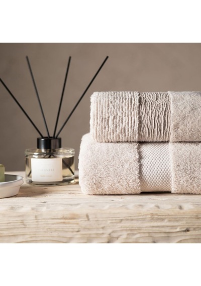 Borla Bej Banyo Havlu 90x150 Çok Renkli