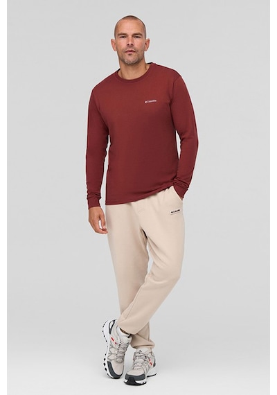 Columbia Erkek Uzun Kollu T-shirt Bordo
