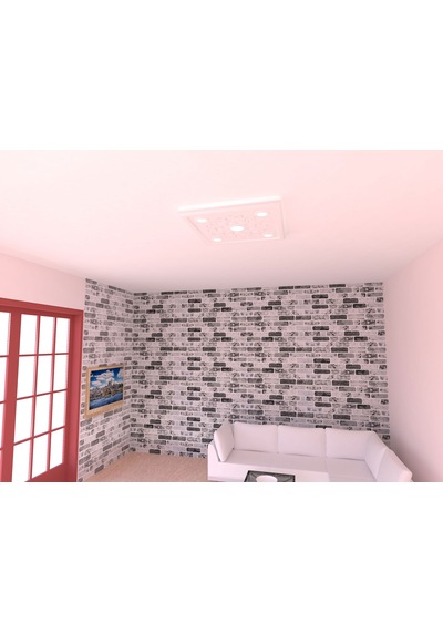 Motifpiyer spotlu gizli ışıklı tavan göbeği sgt-52-5 60X60X4.5cm