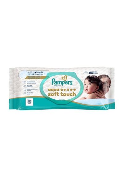 Pampers Aqua Soft Touch Islak Havlu 60'lı 4'lü Paket