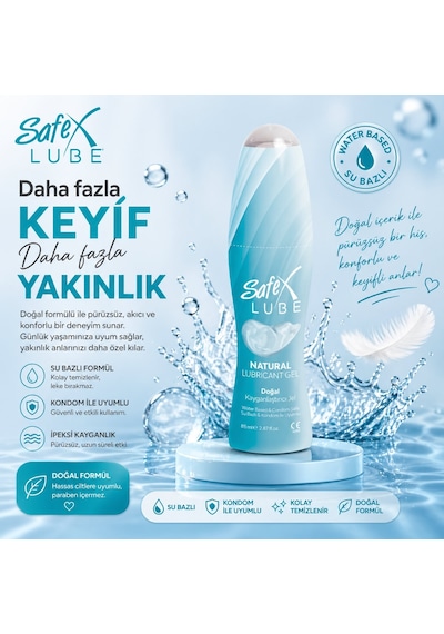 Safex Lube Doğal Kayganlaştırıcı Jel 85 ML
