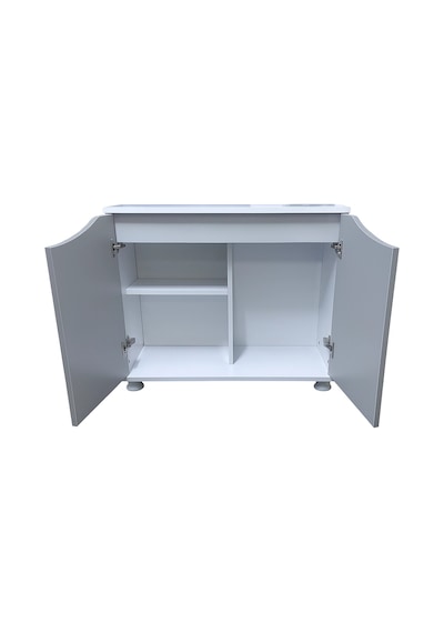 Kanki Pet 80 Cm Mdf Kp8045fgr Flex Gri Kapaklı Akvaryum Sehpası 80x45x69 Cm