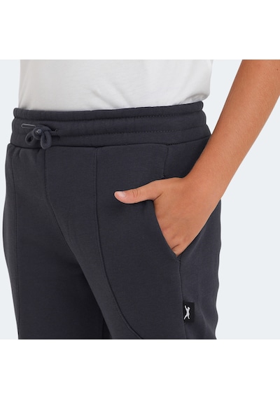 Slazenger  LANEY Çocuk Cepli Koyu Gri Eşofman  Altı