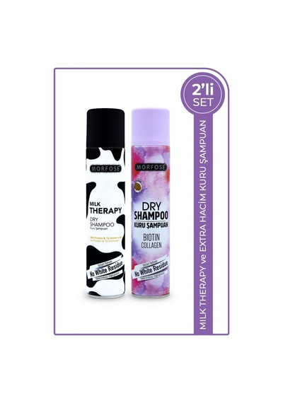 K-kuru Şampuan Milk Therapy 200 Ml+kuru Şampuan Ekstra Hacim 200 Ml