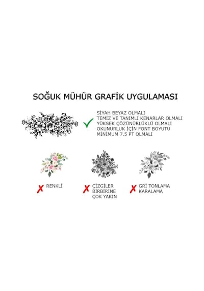 Soğuk Damga Kabartma Kitap Mührü Mat Yeşil Boya Özel Seri Karışık