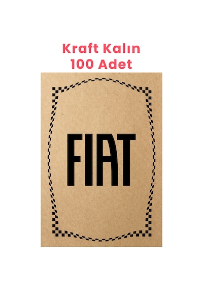 Kraft 120 G Fiat Oto Paspas Kağıdı 100 Adet - 35x50 CM - Kalın