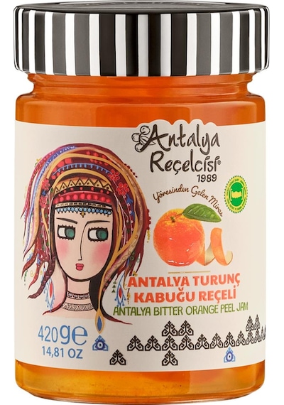 Antalya Reçelcisi Turunç Kabuğu Reçeli 420g Yörük Seri