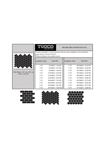Tuqco Doğaltaş Herringbone Golden Eskitme Mermer Mozaik