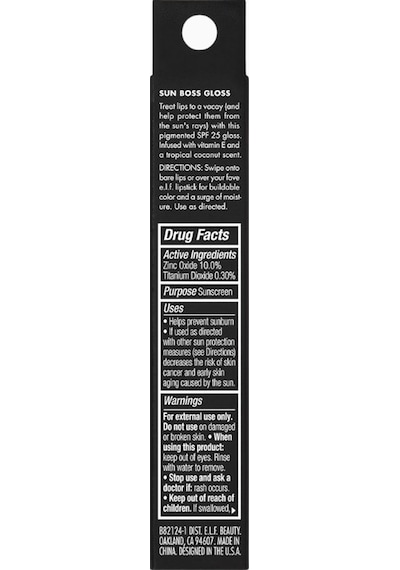 E.l.f. Sun Boss Gloss Spf 25 Nemlendirici Ve Parlak Dudak Parlatıcısı Dudak Parlatıcıları It's Your Mauve 3