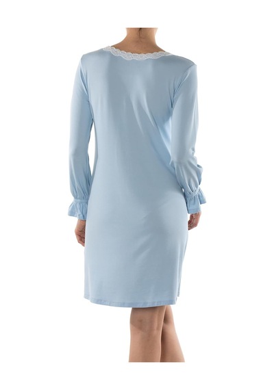 Gecelik,ess002-000505 Açık Bej - Beyaz