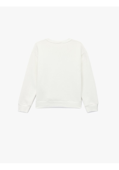 Koton Ayıcık Baskılı Uzun Kollu Bisiklet Yaka Sweatshirt Ekru 6wkg10259ak Ekru Koton Ayıcık Baskılı Uzun Kollu Bisiklet Yaka Sweatshirt Ekru 6wkg10259ak Ekru