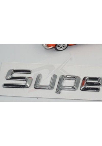 Skoda Superb Yeni Nesil Bagaj Krom Abs 3M 3D Yazı Logo Amblem