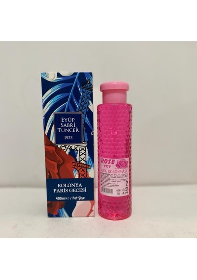 Eyüp Sabri Tuncer Paris Gecesi 400Ml Kolonya Rose City 240mL Gül