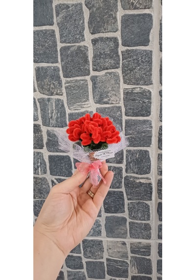 20 Adet - Hediyelik Magnet - Mini Buket Magnet- Nikah Hatırası , Söz Hatırası