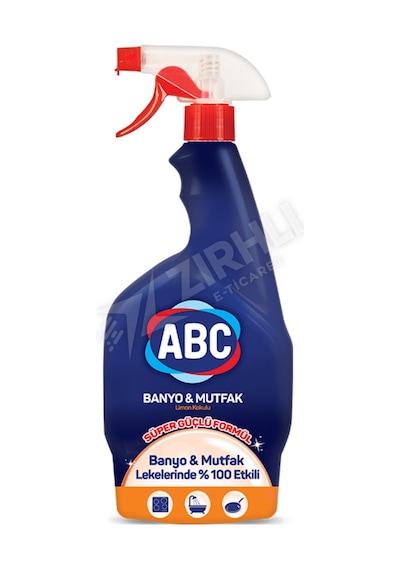 4 Adet Abc Sprey Banyo & Mutfak Limon Kokulu 750 Ml