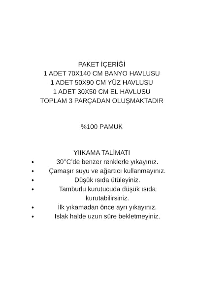 3 Parça Banyo Havlu Seti Pamuklu Günlük Kullanım Basic Antrasit