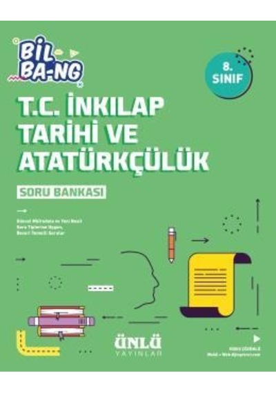 8. Sınıf İnkılap Tarihi Soru Bankası Bil Bang LGS - ÜNLÜ Yayınları