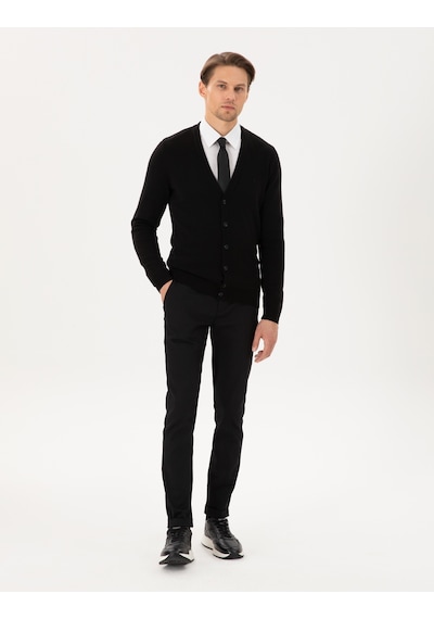 Pierre Cardin Erkek Siyah Pantolon Kanvas-chino 50295932-vr046 Siyah