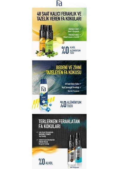 Men Sport 150 Ml Turunçgil Aromalı Erkek Deosprey
