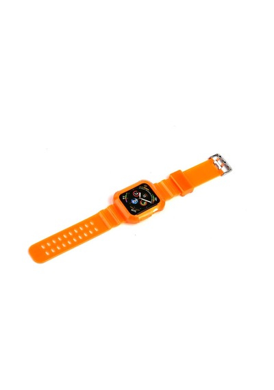 Apple Uyumlu  Watch 42 MM Krd-27 Şeffaf Renkli Transparan Silikon Kordon