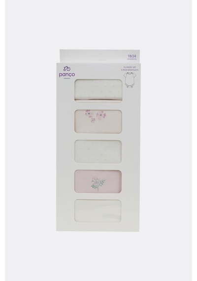 Panço Yenidoğan 5'li Body Set 2611gn20002 Renkli