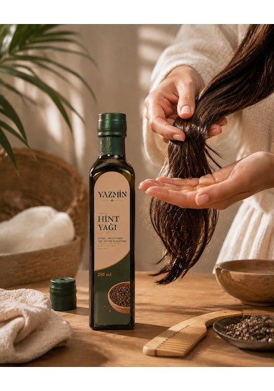 Hint Yağı 250 Ml %100 Doğal Ve Saf Hint Yağı, Soğuk Sıkım Castor Oil, Katkısız Bitkisel Yağ, Ricinus Yağı