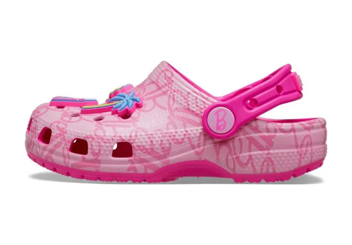 Crocs Classic Clog K Barbie Pembe Çocuk Terlik-10861 Pembe