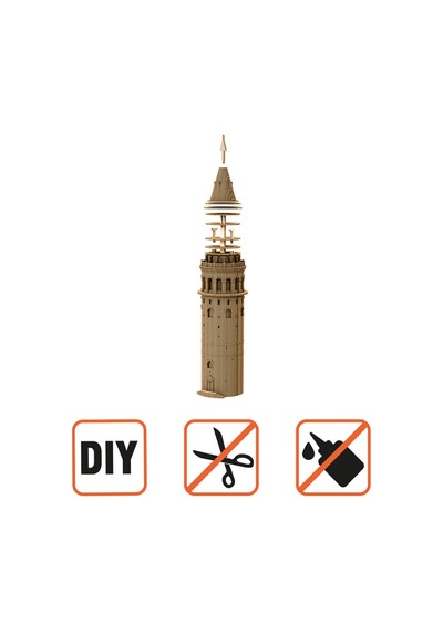 Cartonic 3d Puzzle - Galata Tower
