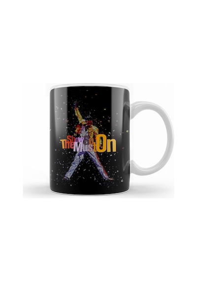 Freddie Mercury Kupa Bardak Porselen No26576 Karışık