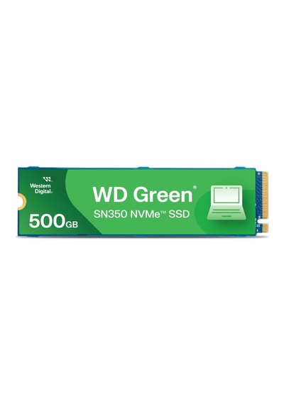Ayrex Wd Green Sn350 500 Gb M.2 Nvme Ssd, 2.400 Mb/sn Okuma Hızı Ve 1.500 Mb/sn'ye Kadar Yazma Hızı