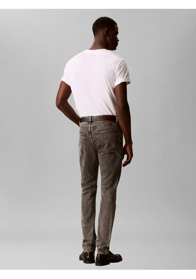 Calvin Klein Slım Taper Oyster Gr, At3, 30, 32 Gri Erkek Kot Pantolon