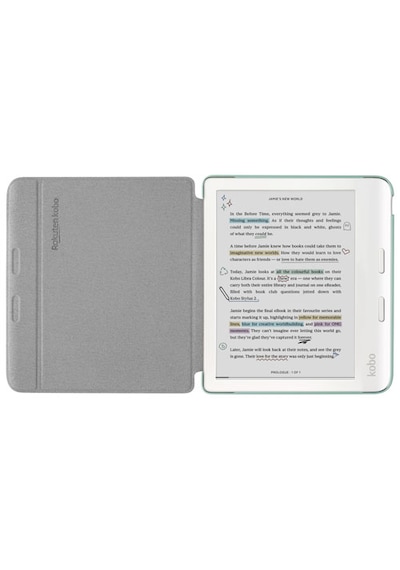 Kobo Libra Colour Basic Sleepcover - Yeşil