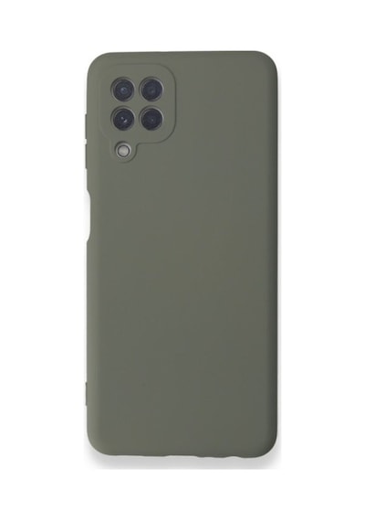 Samsung Galaxy M22 Ile Uyumlu Kılıf Lansman Kapak Içi Kadife Doku Kamera Korumalı Silikon Col23809-açık Gri