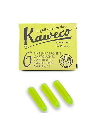 Kaweco Neon Sarı 6lı Kartuş 10001220