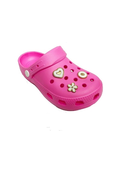 Lorin 2411-24 Sabo Taşlı Kız Çocuk Terlik 26-30 Pembe