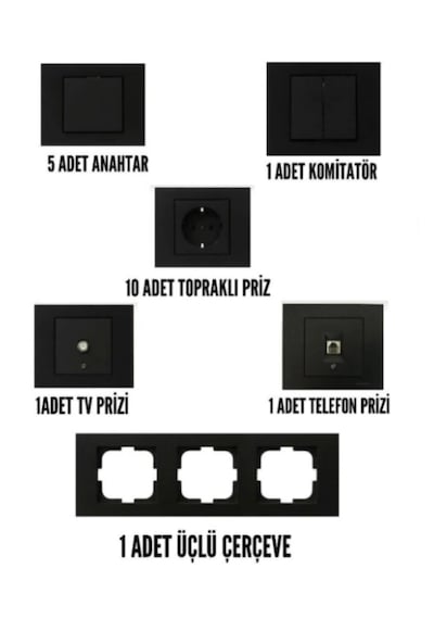 Ovivo Priz Takım Set 003