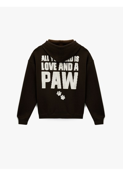 Koton Şardonlu Kapüşonlu Fermuarlı Arkası Kedi Baskılı Kanguru Cepli Oversize Sweatshirt Kahverengi 6wal10615ık Kahve Koton Şardonlu Kapüşonlu Fermuarlı Arkası Kedi Baskılı Kanguru Cepli Oversize Sweatshirt Kahverengi 6wal10615ık Kahve
